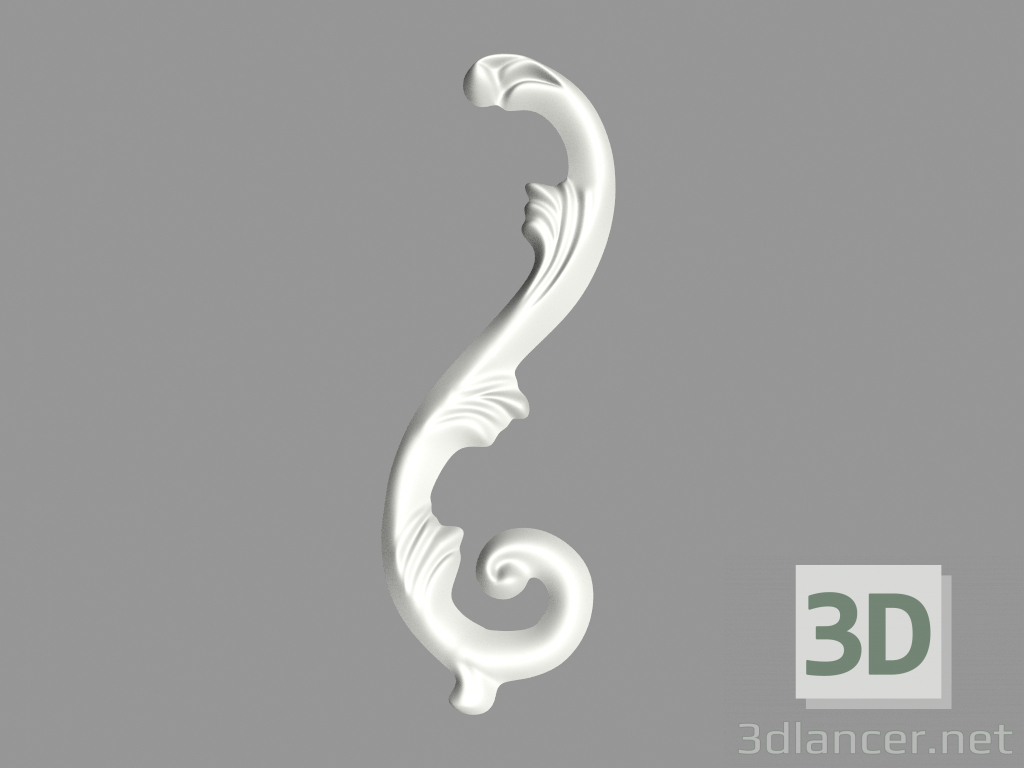 3D Modell Wanddekor (Ф17а) - Vorschau