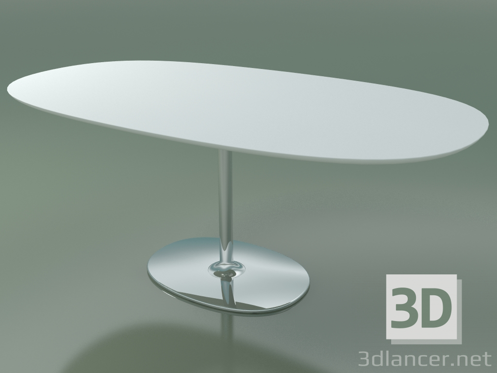 3D Modell Ovaler Tisch 0651 (H 74 - 100 x 182 cm, M02, CRO) - Vorschau