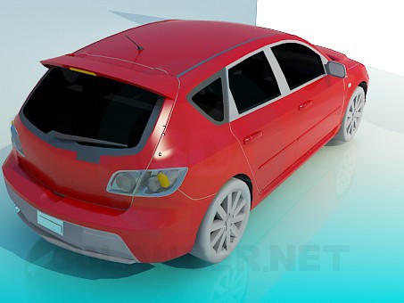 modello 3D Mazda 3 Hatchback - anteprima