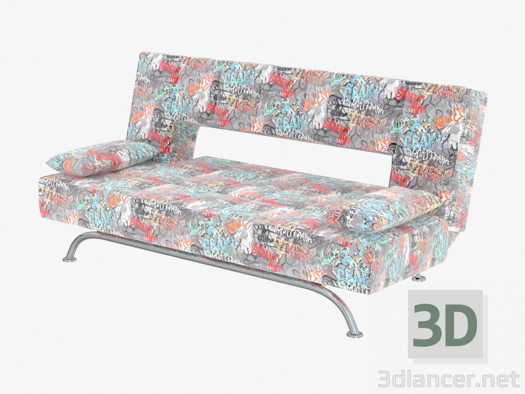 3d model Sofa straight - preview