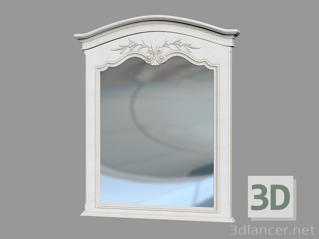 3d модель Зеркало для тумбы маленькой в ванную (N1M1) – превью
