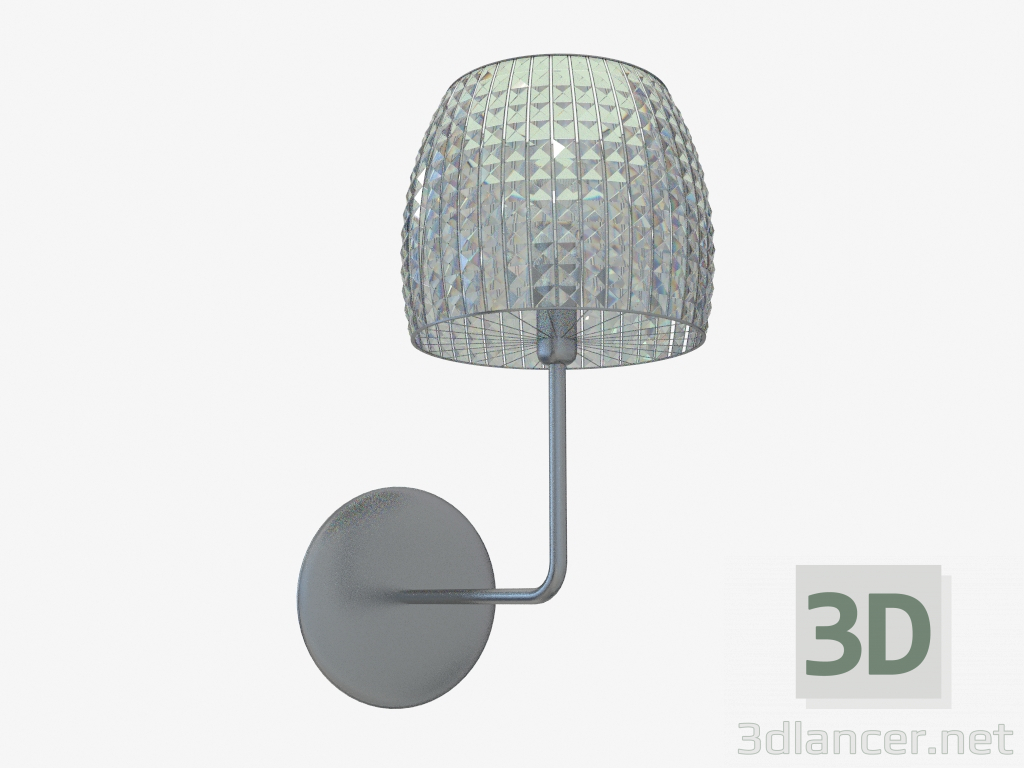 modello 3D Applique in cristallo Nelsa (2572 1W) - anteprima