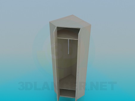 3d модель Угловой шкаф в прихожую – превью