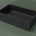 3D modeli Tezgah üstü lavabo (01UN31101, Deep Nocturne C38, L 60, P 36, H 16 cm) - önizleme