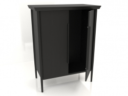 Шкаф МС 04 (полуоткрытый) (940х565х1220, wood black)