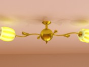 Two ceiling chandelier