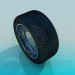 3d model Tire and wheel - preview