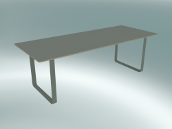 Table 70/70, 225x90cm (Gris)