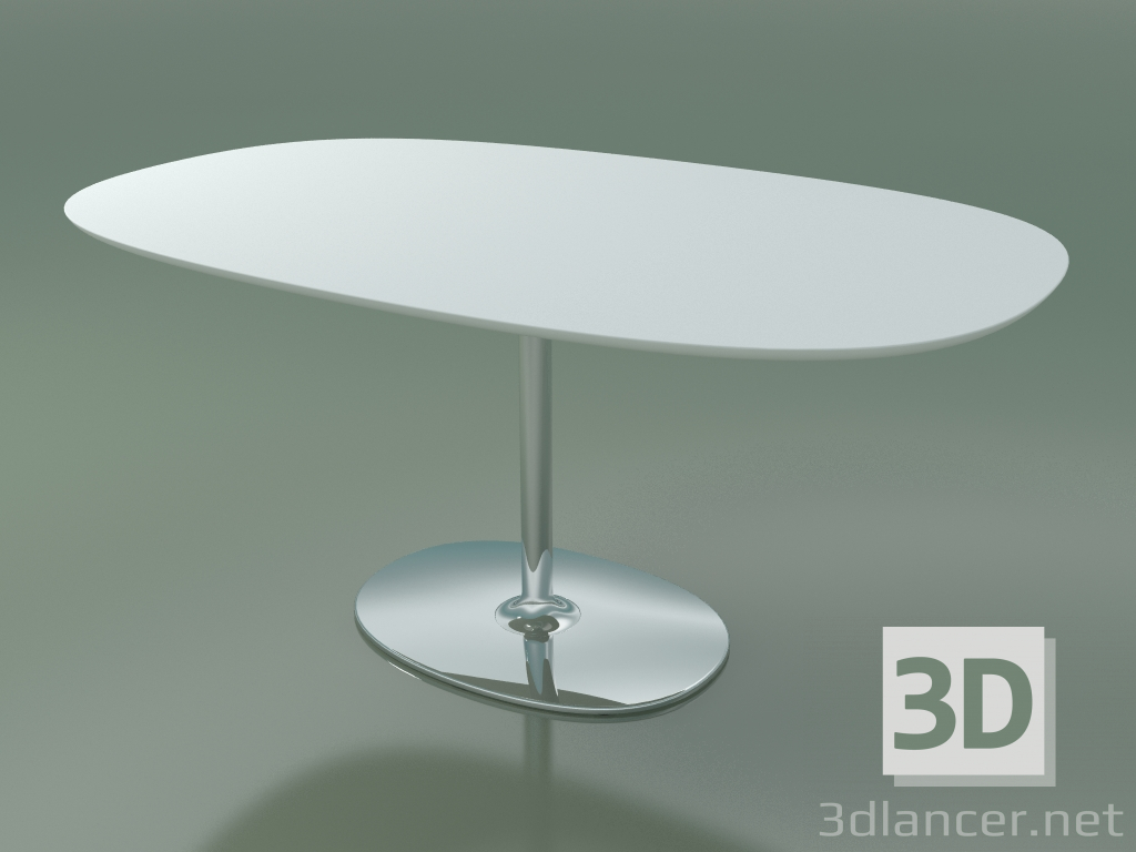 3 डी मॉडल ओवल टेबल 0652 (एच 74 - 100x160 सेमी, M02, सीआरओ) - पूर्वावलोकन