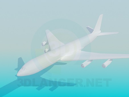 3 डी मॉडल विमान - पूर्वावलोकन