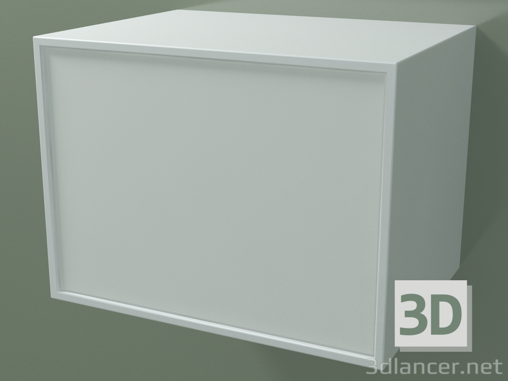 3D Modell Box (8AUABA01, Gletscherweiß C01, HPL P01, L 48, P 36, H 36 cm) - Vorschau