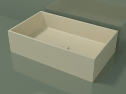 Countertop washbasin (01UN31101, Bone C39, L 60, P 36, H 16 cm)
