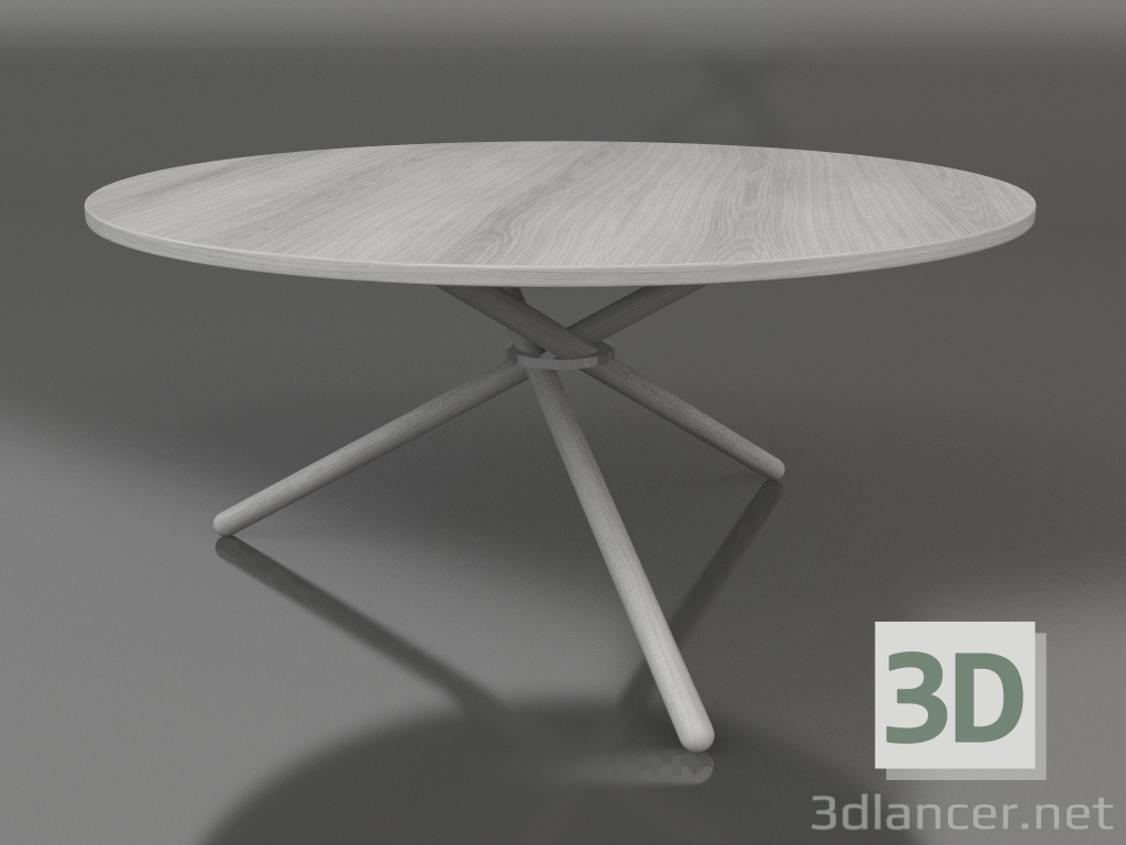 modello 3D Tavolino Edda (Rovere Bianco, Rovere Bianco) - anteprima