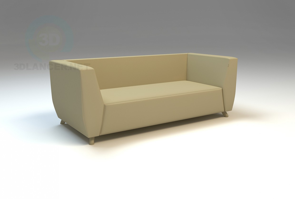 modello 3D Divano per il vostro soggiorno - anteprima