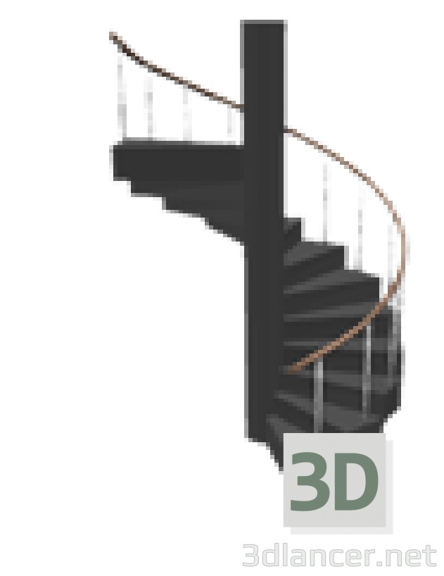 3d model Escalera de caracol - vista previa
