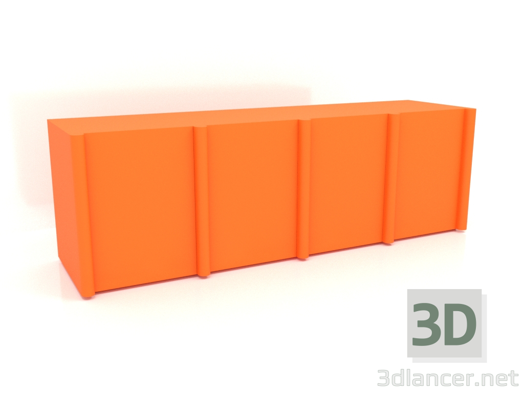 modello 3D Buffet MW 05 (2465х667х798, luminoso arancione brillante) - anteprima