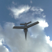 3D modeli düşük poli uçak - önizleme