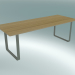 3D Modell Tisch 70 70, 225x90cm (Eiche, Grau) - Vorschau