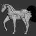 3d Unicorn model buy - render