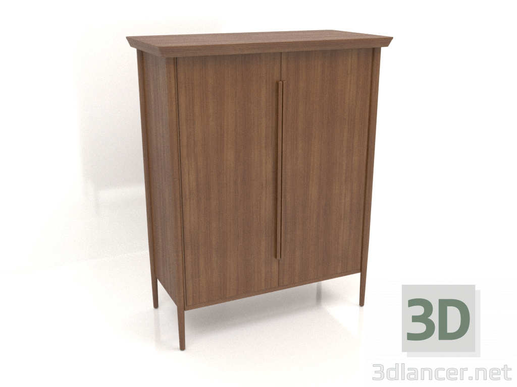 3d model Cabinet MS 04 (1114x565x1400, wood brown light) - preview