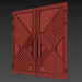 Puerta loft negra 05 3D modelo Compro - render