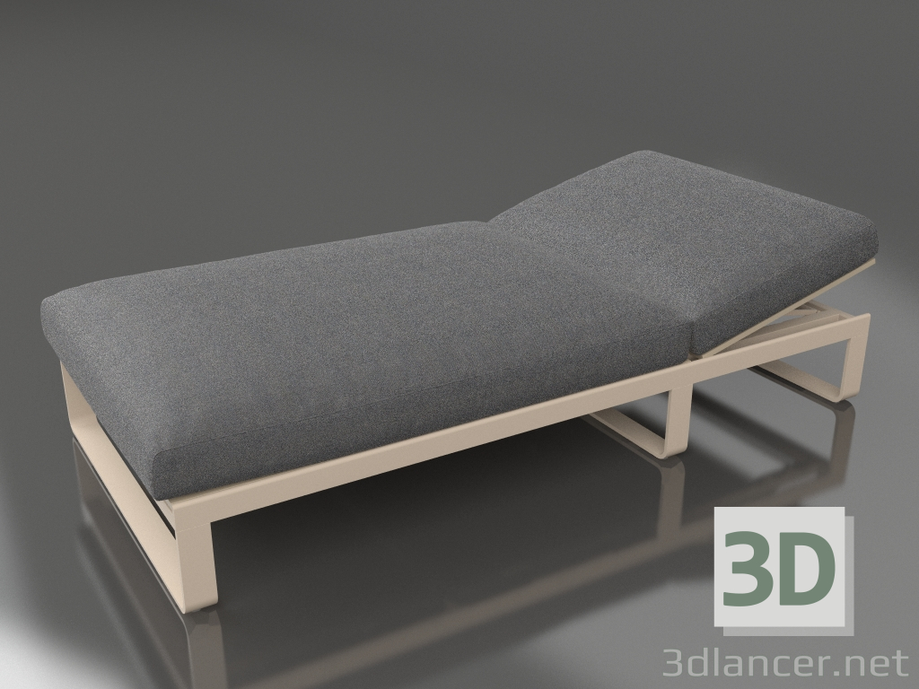 3D modeli Dinlenme yatağı 100 (Kum) - önizleme