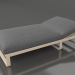 3d модель Кровать для отдыха 100 (Sand) – превью