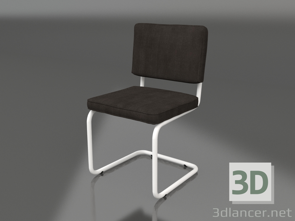 3d model Silla Ridge Rib (gris) - vista previa