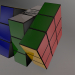 3d Кубик Рубика 3x3 модель купить - ракурс