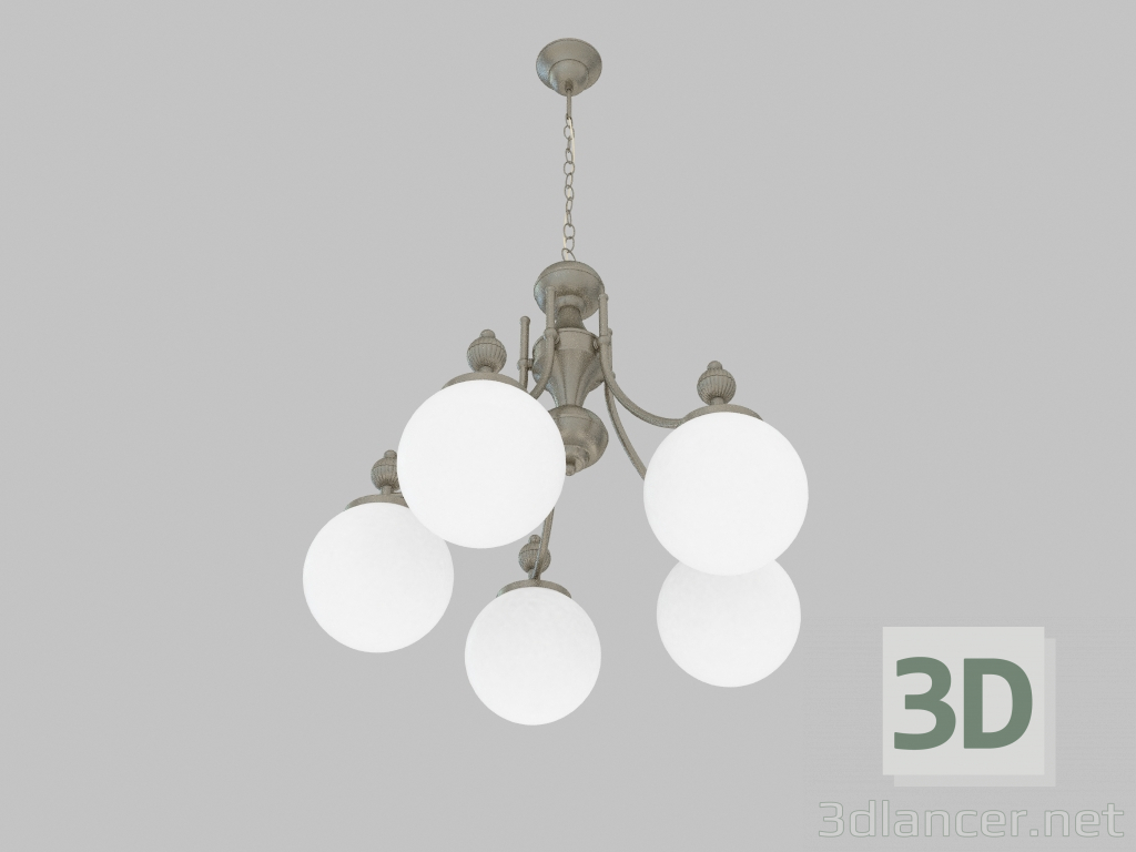 modèle 3D Dispositif d'éclairage (lustre) Otela (2574 5) - preview