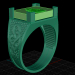 3d buddha ring model buy - render