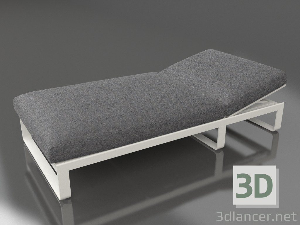 3d модель Кровать для отдыха 100 (Agate grey) – превью