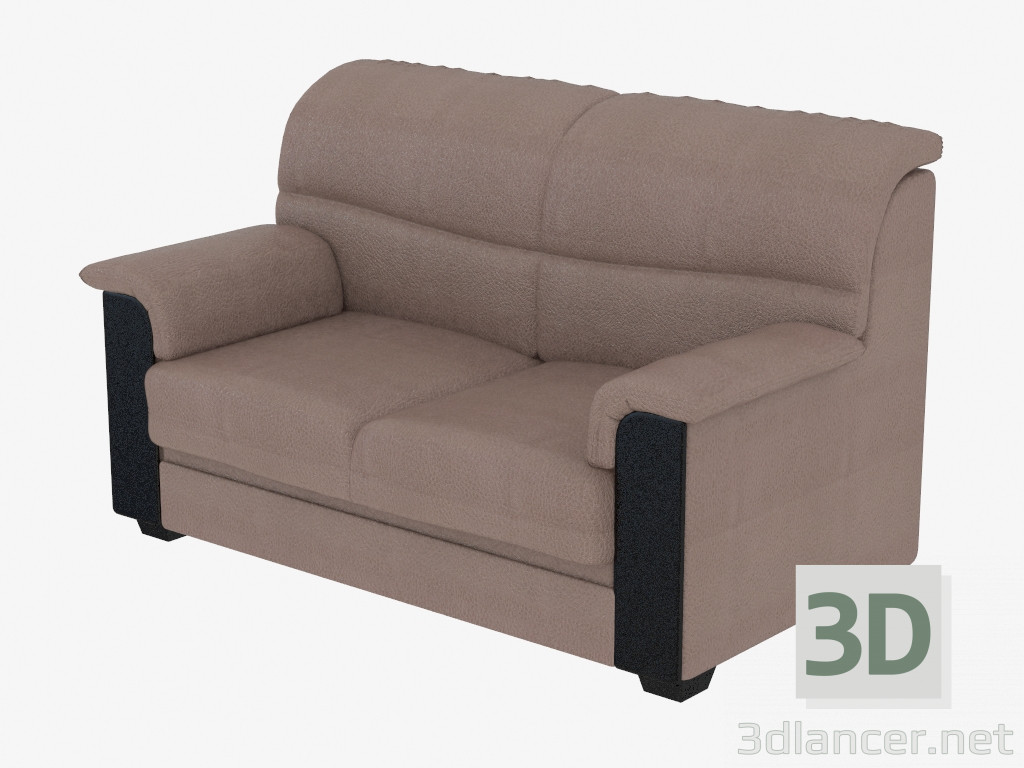 3D modeli Düz modüler kanepeler - önizleme