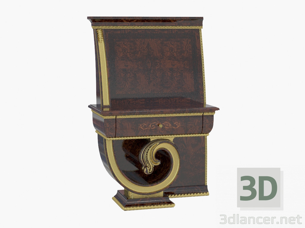 3D Modell Tumbocka ist im klassischen Stil 1687 befestigt - Vorschau