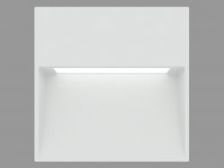 MINISKILL SQUARE recessed wall light (S6250N)