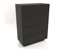 Chest of drawers TM 15 (800x400x1076, wood black)