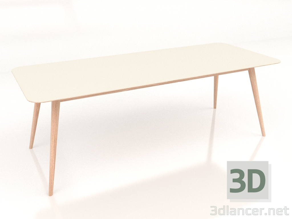 3d model Dining table Stafa 220 (Mushroom) - preview