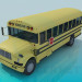 3d модель Школьный автобус – превью
