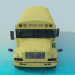 Modelo 3d Ônibus escolar - preview