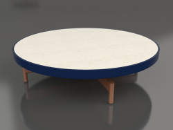 Round coffee table Ø90x22 (Night blue, DEKTON Danae)