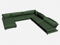 Sofa corner Super roy angolare 3