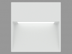 MINISKILL SQUARE recessed wall light (S6250W)