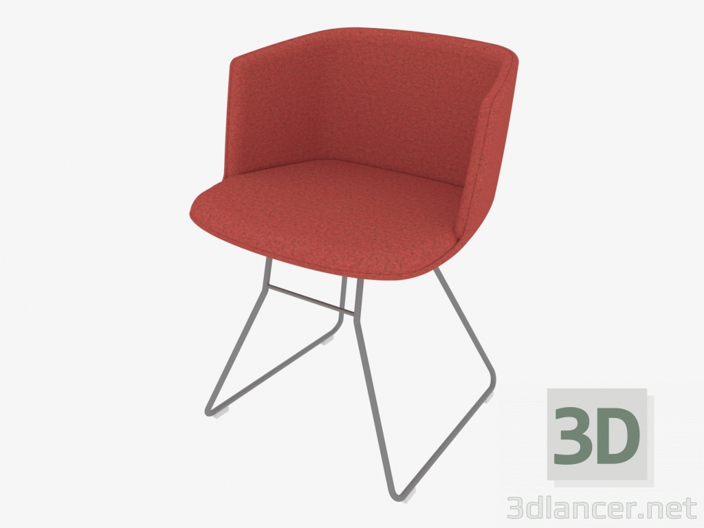 3 डी मॉडल कुर्सी कट (S140) - पूर्वावलोकन
