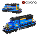 modello 3D di Treno Lego Locomotiva 80052 comprare - rendering
