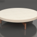 modèle 3D Table basse ronde Ø90x22 (Sable, DEKTON Danae) - preview