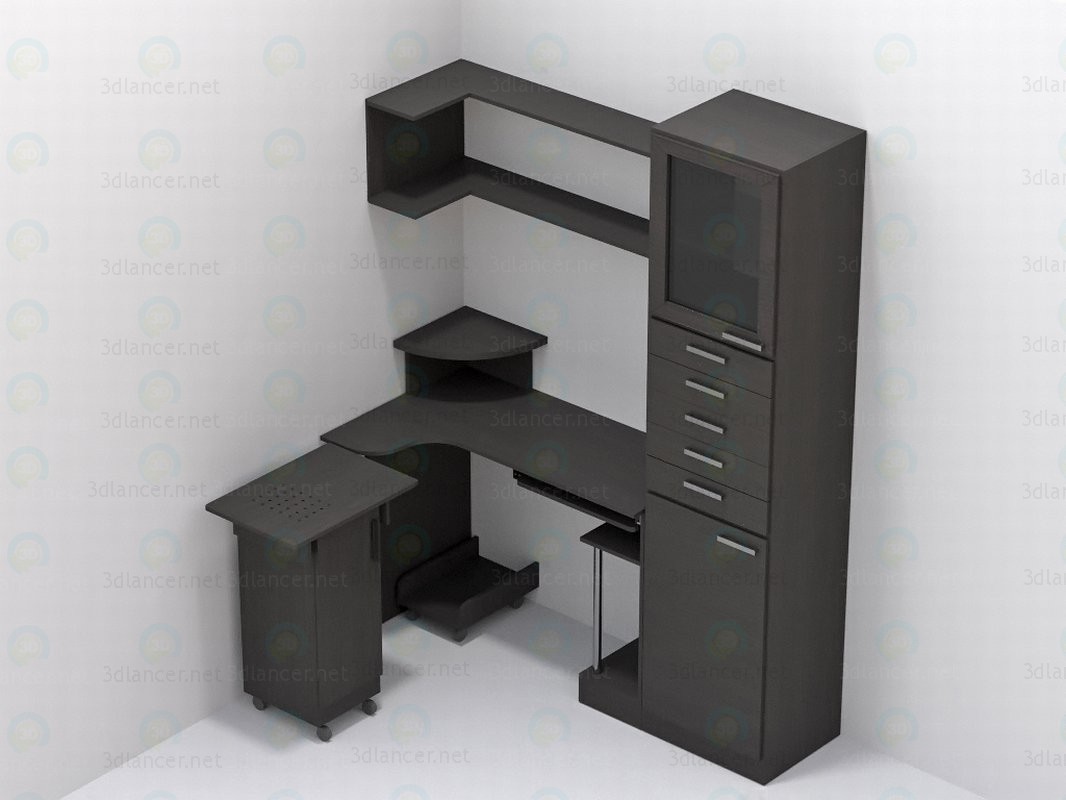 modello 3D Angolo tavolo - anteprima