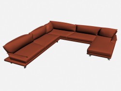 Sofa corner Super roy angolare 4