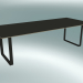modello 3D Tavolo 70/70, 255x108 cm (nero) - anteprima