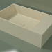 modèle 3D Vasque à poser (01UN31102, Bone C39, L 60, P 36, H 16 cm) - preview