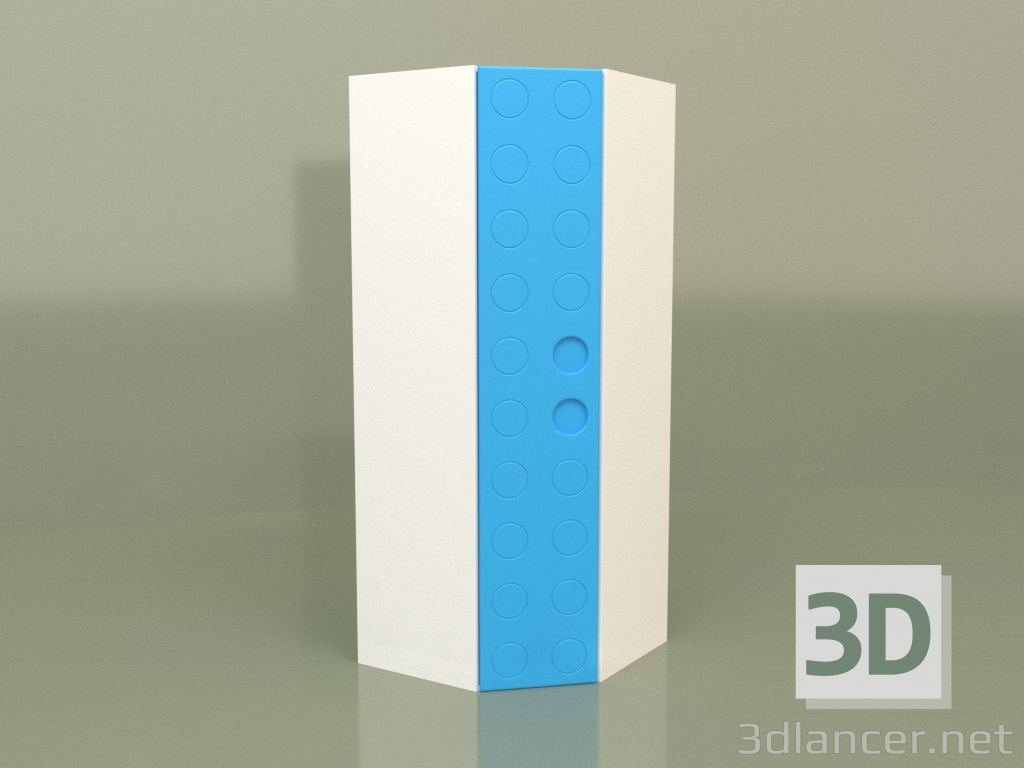 3D Modell Eckgarderobe für Kinder (Topaz) - Vorschau